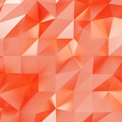 Obraz premium Orange polygon background 3d rendering, 3d illustration. Abstract triangle background. Orange background. Abstract orange polygon wallpaper.
