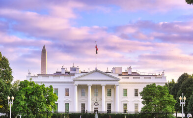 Fototapeta na wymiar The White House in Washington, D.C.