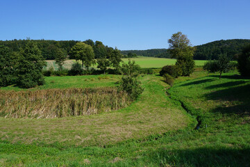 Wasserrückhaltebecken zum Hochwasserschutz zwischen Alfeld Leine und Hörsum