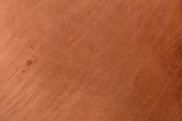 Copper background. Copper surface. Daylight.