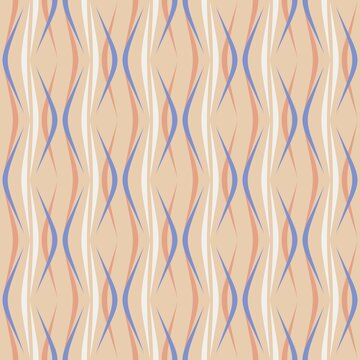 Simple striped seamless pattern - decoration for any surface.