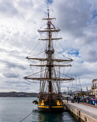 The Russian sailing boat 