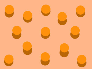 seamless pattern with orange