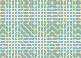Abstract Geometric Pattern generative computational art illustration