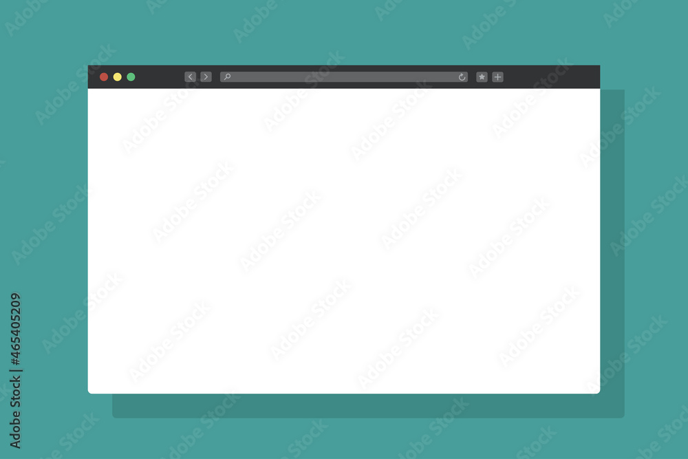 Poster vector browser mockup. blank web page. background for design