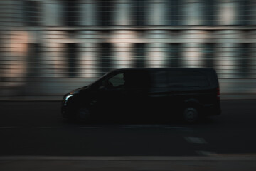 Fototapeta na wymiar Fast cab in London