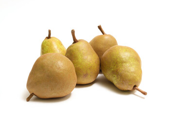 白背景の洋ナシ