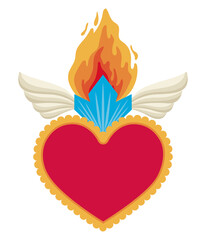 beautiful heart illustration