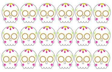 Calaveras de día de muertos