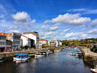 Ría de Betanzos en Galicia
