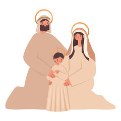 cute holy family