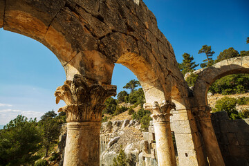 Alahan Monastery is a complex of fifth century buildings located in the mountains of Isauria in...