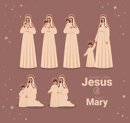 jesus and maries