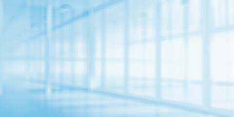 Medical White Modern Blurred Business Hospital Background. 3d Render illustration