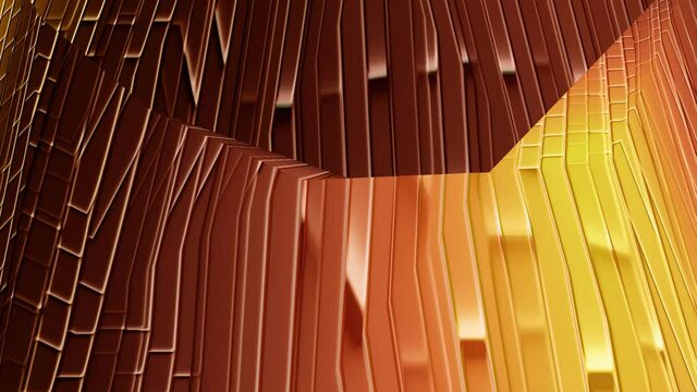 The abstract digital animation of an illusory motion effect.