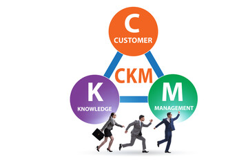 Customer knowledge management business concept