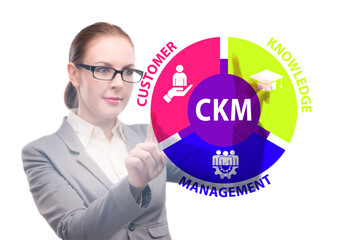 Customer knowledge management marketing concept