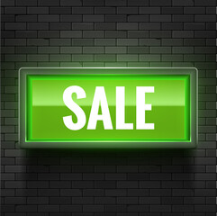 Sale store signboard. Store sale light background deal vector banner