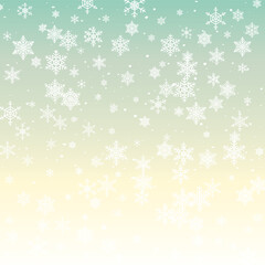 Winter background with snowflakes. Christmas holiday decoration