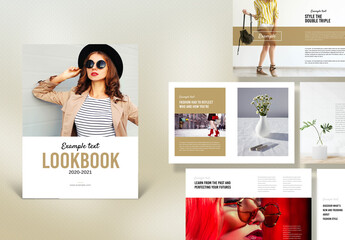 Fashion Look Book Layout