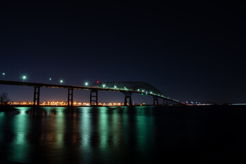 The Scott Key Bridge in Baltimore, Maryland