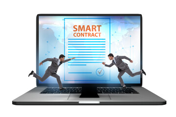 Smart contracts as illustration of blockchain technology