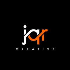 JQR Letter Initial Logo Design Template Vector Illustration