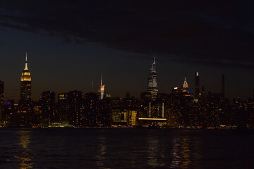 Fototapeta na wymiar Twilight in New York City