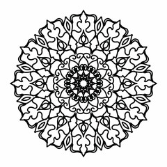 decorative concept abstract mandala illustration. EPS 10