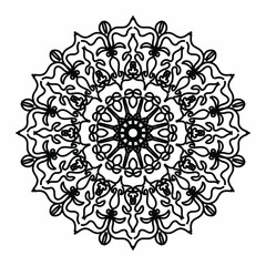 decorative concept abstract mandala illustration. EPS 10