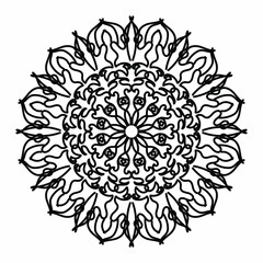 decorative concept abstract mandala illustration. EPS 10