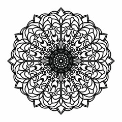 decorative concept abstract mandala illustration. EPS 10