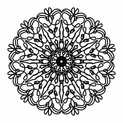 decorative concept abstract mandala illustration. EPS 10