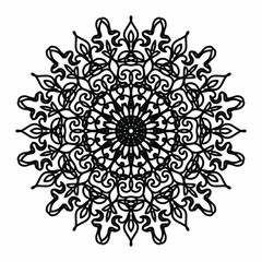 decorative concept abstract mandala illustration. EPS 10