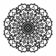 decorative concept abstract mandala illustration. EPS 10