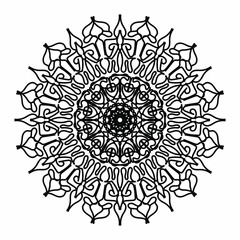 decorative concept abstract mandala illustration. EPS 10