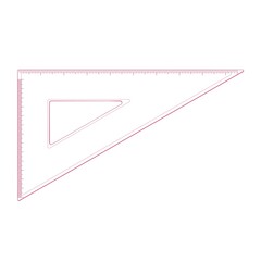 Drafting triangle 30/60/90 degree