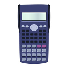 Scientific calculator. Vector illustration.