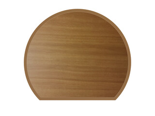 半月盆 トレー 木製木目