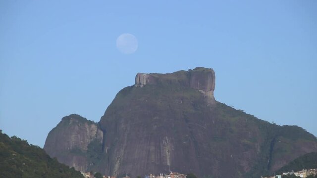 gavea stone in Rio de Janeiro, Brazil.