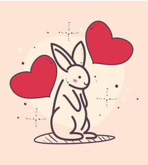 lovely bunny design