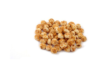 tigernut, chufa nut, Yellow nutsedge isolated on white background