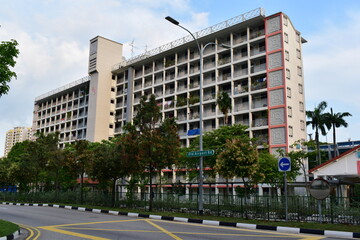 Interesting Townscape, Feature iconic town of Singapore Series, Dakota Town, Town Street Scene and View