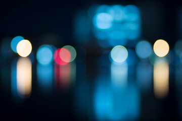 Lights blurred bokeh background