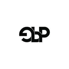 ebp initial letter monogram logo design