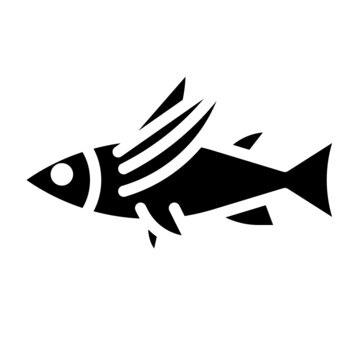 flyingfish glyph icon