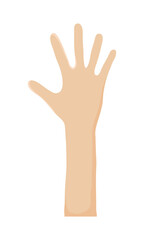 Fototapeta premium extended hand icon