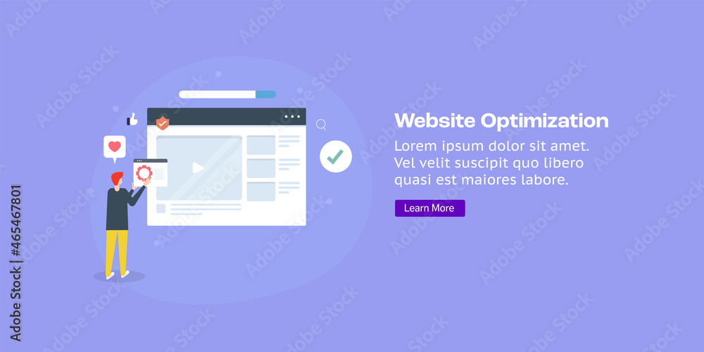 Poster seo expert, information technologist setting up optimization for website, improving search engine vi