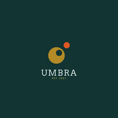 Illustration of an umbra logo.