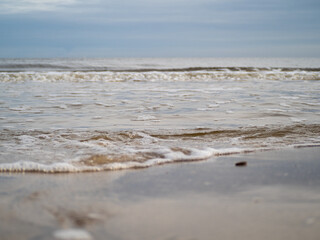 Picturesque seascape. Beautiful sea horizon.